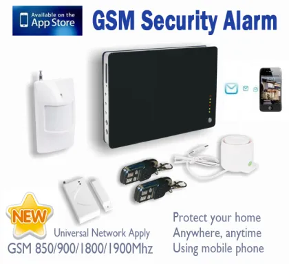 Wireless GSM Smart Home Alarm,Intelligent Home Security GSM Alarm System,Burglar alarm system,Wireless GSM alarm control panel