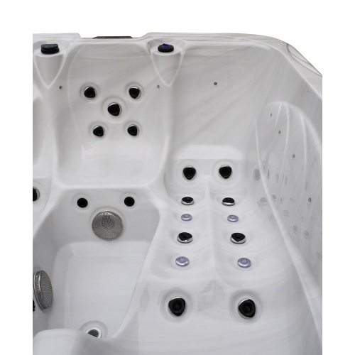 Acrylic massage spa tub for 3 person