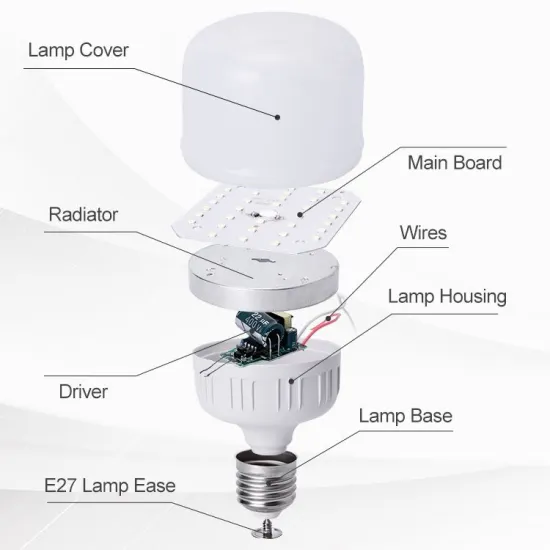 30W LED Bulb E27 T Lamp: Material Components and Accessories