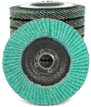 Professional Grit 60 Aluminum Oxide Flap Disc 100mm*16mm for Aluminum Copper Stainless Steel