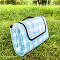 Plaid printed waterproof picnic mat