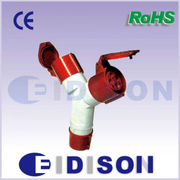 ES1012 4 male and female industrial plug and socket