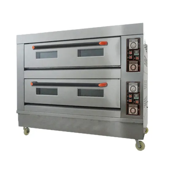 Professional Deck Oven: 2 Decks & 6 Trays Bakery Machine Equipment for Bread, Cake Production