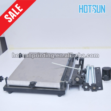 manual single color silk screen printing table