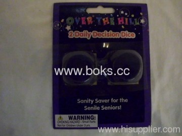 Durable Plastic Dice Toys 
