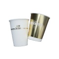 Copos de café com isolamento térmico de parede dupla de 10 onças 90 mm