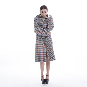 Plaid color cashmere