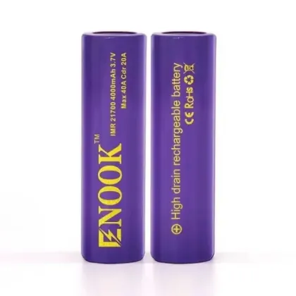 Enook 2170LA 40A Lithium Ion Battery 3.7V 4000mAh 21700 Cell