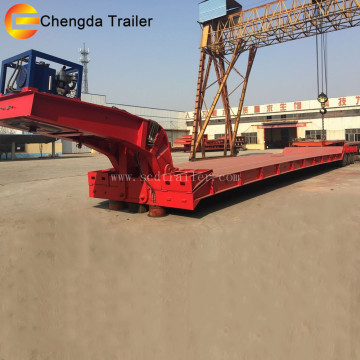 Trailer Lowboy Gooseneck Kayu Yang Dapat Dilepas Terbaik