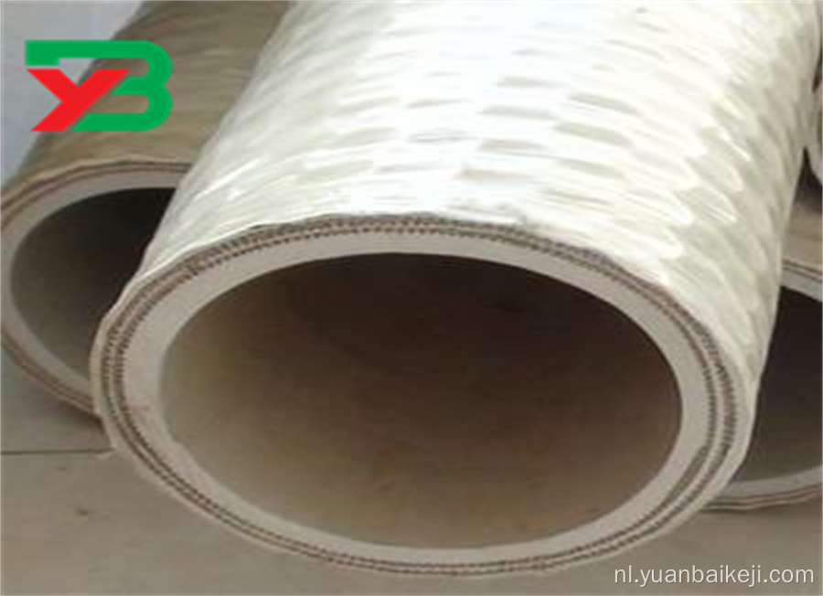 Witte latex voedselstoffen slang