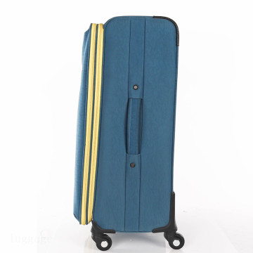 Various color light sky travel trolley luggage bag