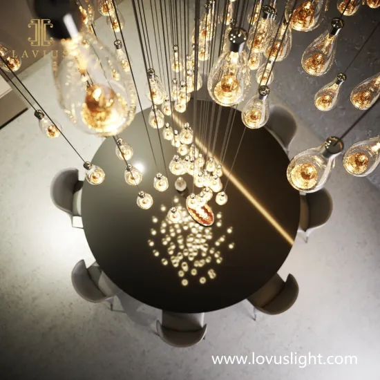 Light luxury villa living room chandelier Small arrow shape chandelier Private custom chandelier popular chandelier