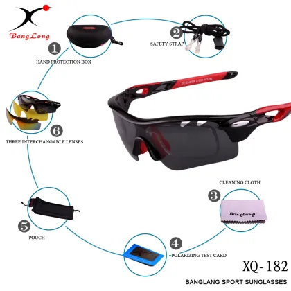 Newest design cycling sun glasses/cycling glasses