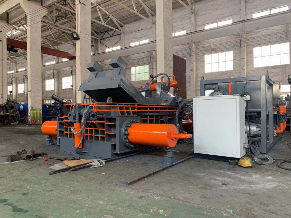 Iron Steel Scrap Metal Baler With Octagonal Bale