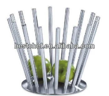 stainless steel Stiletto fruit basket