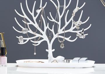 Plastic Earrings Display Frame Household Small Jewelry Box