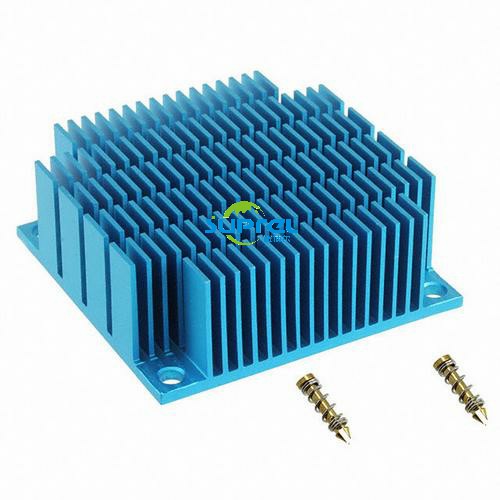 Blue Extruded Heatsinks Jpg