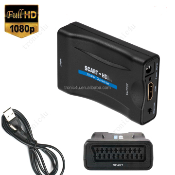 Convertidor de audio de video HDMI-Part de 1080p con cable USB para HDTV, Sky Box y DVD Player