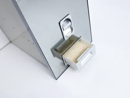 Stainless Steel Rice Cabinet - Healthy Kitchen Use Cabinet Style Rice Dispenser Box
