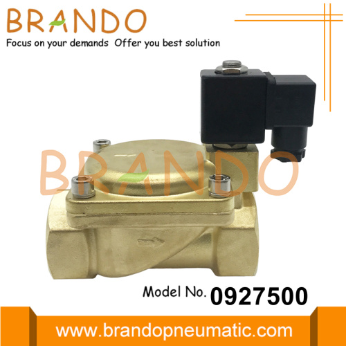 0927500 1 1/4'' Normally Closed Brass Solenoid Valve