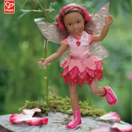 Hape Joy Kruselings Girls Toys Deluxe Set: Vinyl Baby Dolls and Dresses