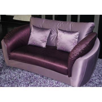 L5 Love Seat Sofa,Purple Color Fabric Sofa