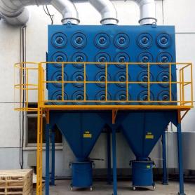 Industrial filter cartridge dust collector