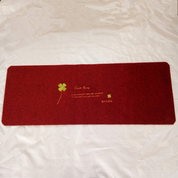Fashion style embroidered entrance door mat for home
