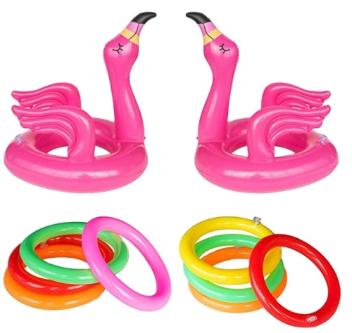 Eastommy new products Flamingo Inflatable Ring Toss Game