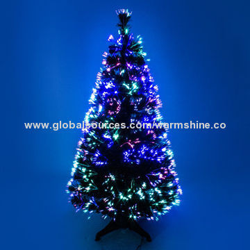 Multiple Color Fiber-optic Lights Christmas Tree