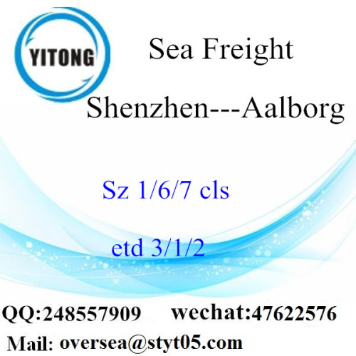 Shenzhen Port LCL Consolidation naar Aalborg