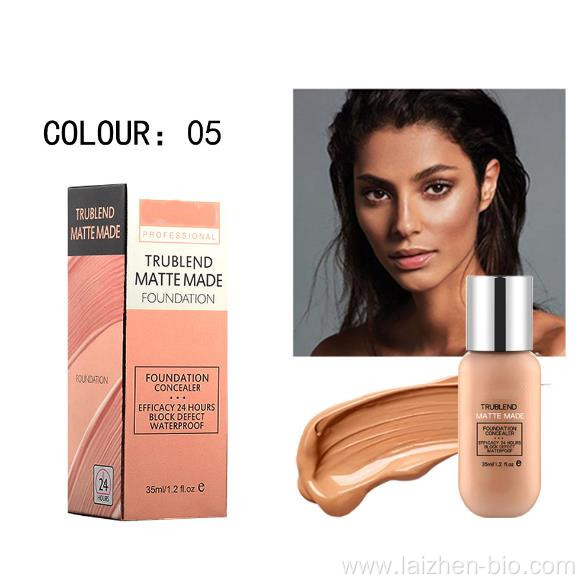 Long lasting full effect natural makeup foundation