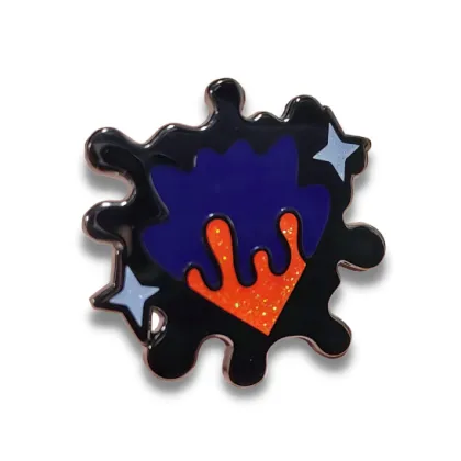 Wholesale Blue Ocean Whale Enamel Lapel Pin