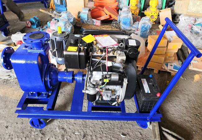 self-priming centrifugal pump