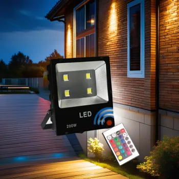 50W-300W Waterproof Outdoor RGB LED Spotlight for Garden
