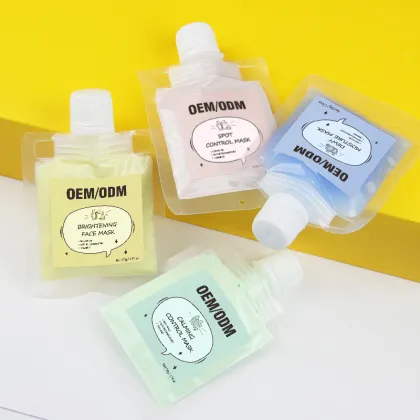 Organic Hydrating Brightening Mini Face Mask - OEM ODM 50ml Skincare