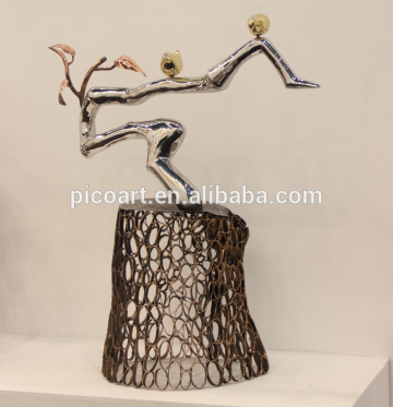 Metal art sculpture flower decorating home sculpture new products