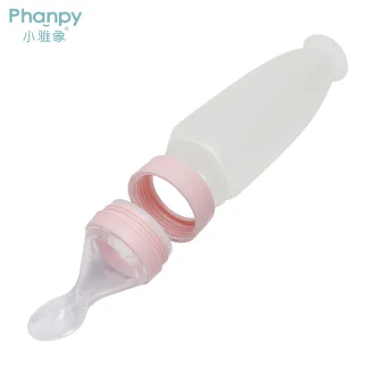 Baby Utensils Squeeze Spoon Feeding From Factory Directly