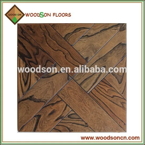 Cheap Antique Embossed Elm Parquet Flooring 450*450 mm