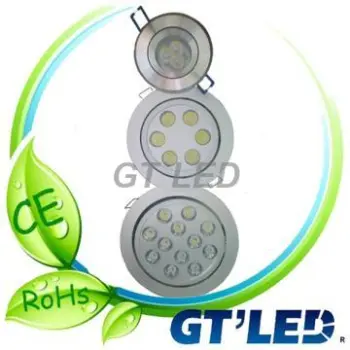 Professional 3W 9W 12W LED Ceiling Light