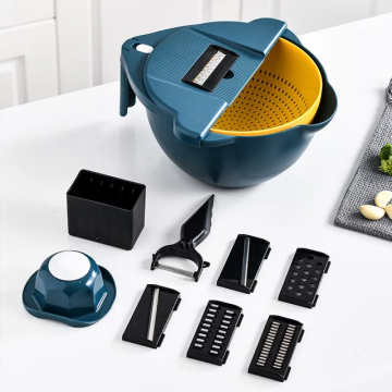 12-in-1 Vegetable Slicer: Multifunction Tool for Potato Peeling, Carrot, Onion Grating, and More - Kitchen Accessory Set