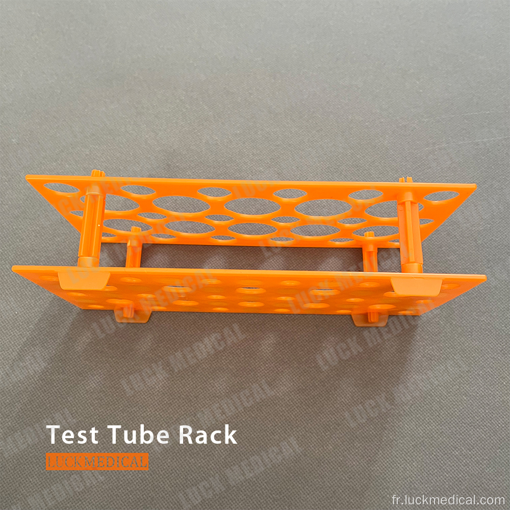 Rack de tube à essai en plastique