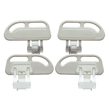 Hospital Bed Adjustable Four Stands ABS Side Rail