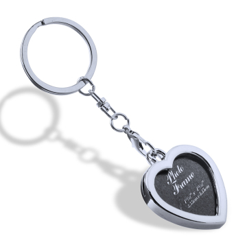 Beautiful Design Fashion Style Heart Shape Metal Keyring