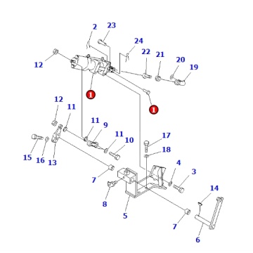 195-43-49300 SERVO ASS'Y Suitable For Dozer D375 parts