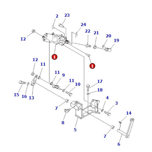 195-43-49300 SERVO ASS'Y Suitable For Dozer D375 parts
