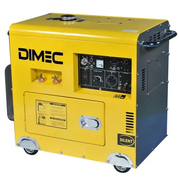 PME6700SE-W Diesel Welding Generator: Full Power and Half Power Output with Dual Function