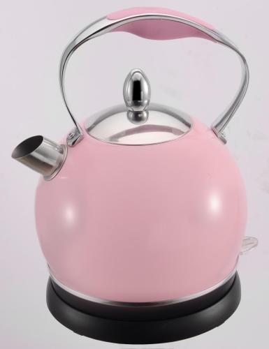 1.8L Elektrikli Pembe Whistling Kettle