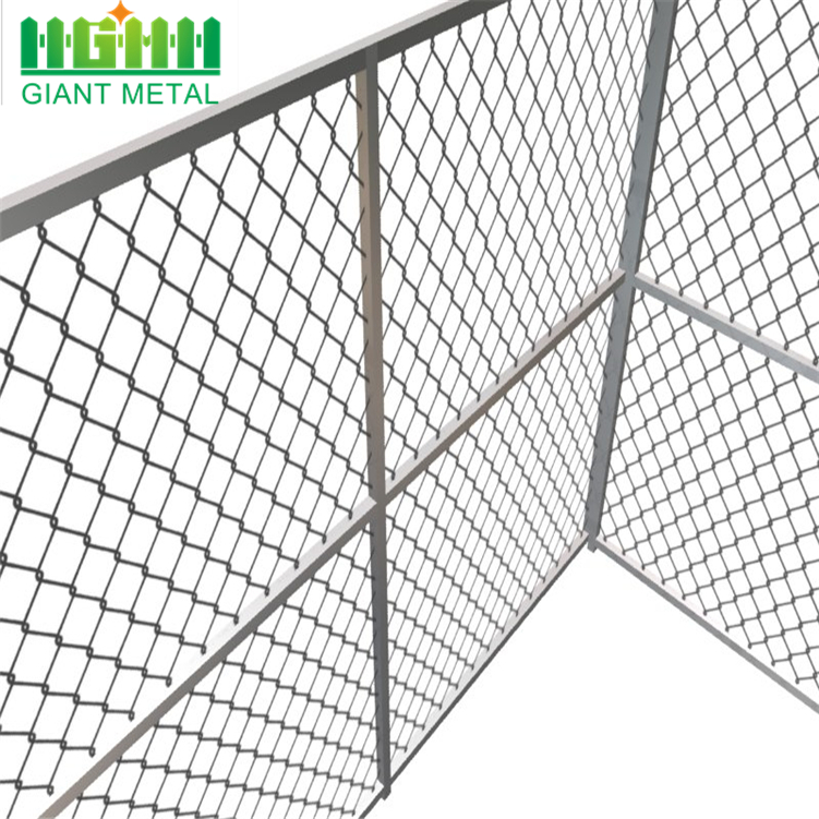 Chain Link Fence System With a Flat Design