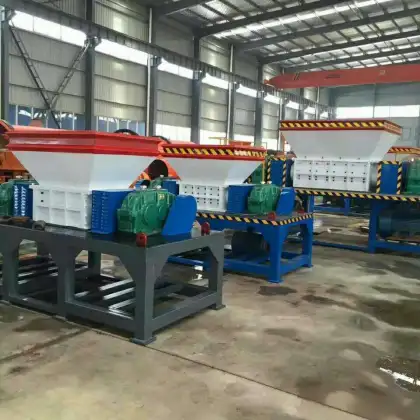 Dual Drive Shredders rubber shredding equipment heavy duty